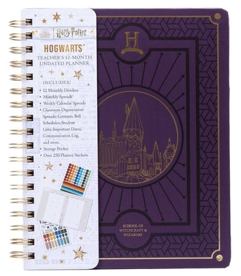 Harry Potter: Hogwarts Teacher's 12-Month Undated Planner by Insights