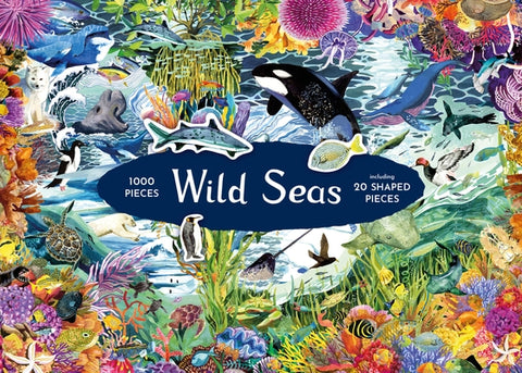 Wild Seas Jigsaw: Stories of Nature's Greatest Comebacks: 1000 Piece Jigsaw with 20 Shaped Pieces by Scales, Helen