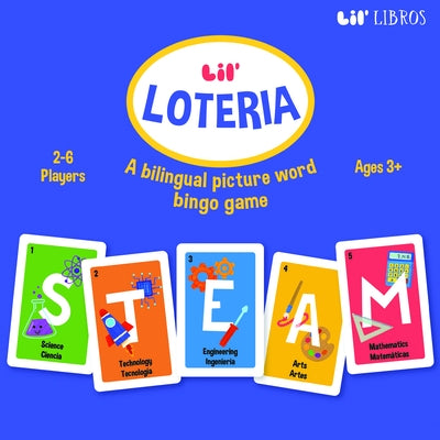 Lil' Loter?a: My First Steam Words: A Bilingual Picture Word Bingo Game by Lil' Libros