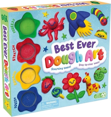 Best Ever Dough Art: With 4 Different Color Doughs, Sculpting Tools, and Step-By-Step Book by Igloobooks