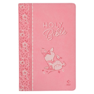 NLT Keepsake Holy Bible for Baby Girls Baptism Easter, New Living Translation, Pink by Christian Art Gifts