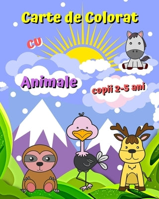 Carte de Colorat cu Animale copii 2-5 ani: Animale dr&#259;gu&#355;e, imagini mari, simple, usor de colorat by Kim, Maryan Ben