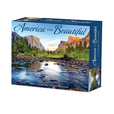 America the Beautiful 2025 6.2 X 5.4 Box Calendar by Willow Creek Press