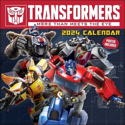 Transformers 2024 Wall Calendar with Poster by Hasbro