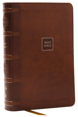 NKJV Compact Paragraph-Style Bible W/ 43,000 Cross References, Brown Leathersoft, Red Letter, Comfort Print: Holy Bible, New King James Version: Holy by Thomas Nelson