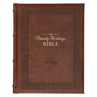 Nlt, the Family Heritage Bible (Hardcover, Brown) by Christian Art Gifts