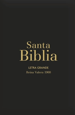 Biblia Rvr60 Letra Grande/Tamaño Manual - Negro Vinilo (Bible Rvr60 Lp/Pocket Size - Black Gloss) by Reina Valera 1960