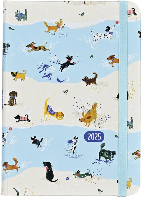 2025 Playful Pups Weekly Planner (16 Months, Sept 2024 to Dec 2025) by Hocking, Claire