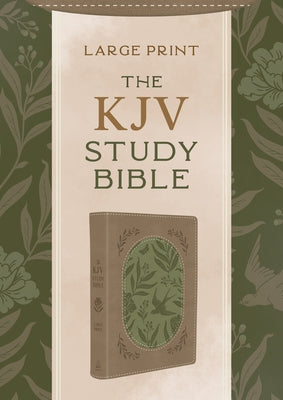The KJV Study Bible, Large Print [Olive Branches] by Compiled by Barbour Staff