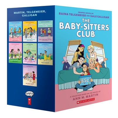 The Baby-Sitters Club #1-7 Graphic Novel Box Set by Telgemeier, Raina