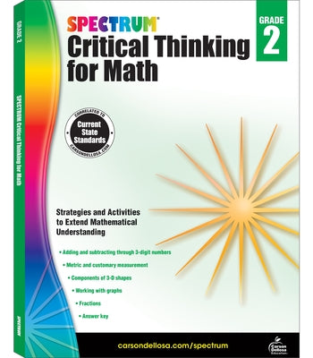 Spectrum Critical Thinking for Math, Grade 2: Volume 44 by Spectrum