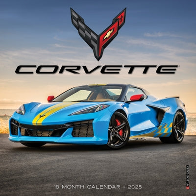 Corvette 2025 7 X 7 Mini Wall Calendar by Gm