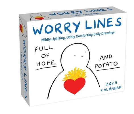 A Worry Lines 2025 Day-To-Day Calendar: Mildly Uplifting Oddly Comforting Daily Drawings by Lines, Worry