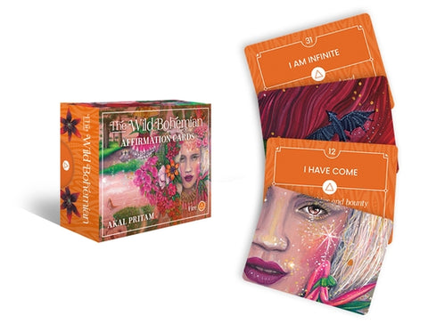 Wild Bohemian: (40 Full-Color Affirmation Cards) by Pritam, Akal