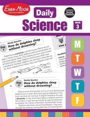 Daily Science, Grade 3 Teacher Edition by Evan-Moor Educational Publishers