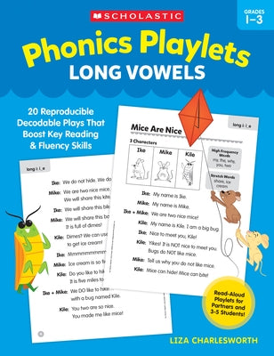 Phonics Playlets: Long Vowels by Charlesworth, Liza