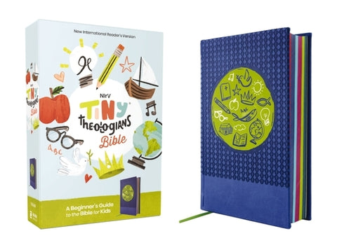 Nirv, Tiny Theologians Bible, Leathersoft Over Board, Blue, Comfort Print: A Beginner's Guide to the Bible - For Kids by Gannett, Amy