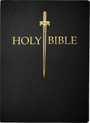 KJV Sword Bible, Large Print, Black Bonded Leather, Thumb Index: (Red Letter, 1611 Version) by Whitaker House