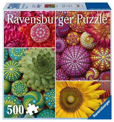 Elspeth McLean: Mandala Blooms 500 PC Puzzle by Ravensburger
