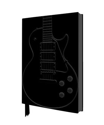 Black Gibson Guitar Artisan Art Notebook (Flame Tree Journals) by Flame Tree Studio