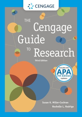 The Cengage Guide to Research with APA Updates by Miller-Cochran, Susan K.