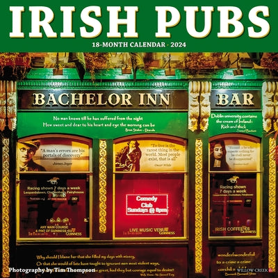 Irish Pubs 2024 12 X 12 Wall Calendar by Willow Creek Press