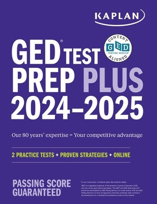 GED Test Prep Plus 2024-2025: Includes a Diagnostic Pretest, 2 Full Length Practice Tests, 1000+ Practice Questions, and 60+ Online Videos by Van Slyke, Caren
