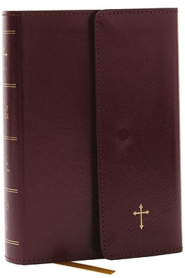 KJV Compact Bible W/ 43,000 Cross References, Burgundy Leatherflex with Flap, Red Letter, Comfort Print: Holy Bible, King James Version: Holy Bible, K by Thomas Nelson