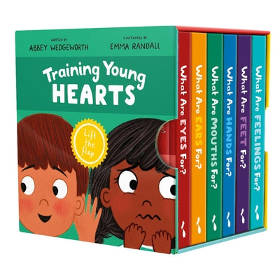 Training Young Hearts Board Books Boxed Set: 6 Lift-The-Flap Board Books & Guide for Grown-Ups by Wedgeworth, Abbey