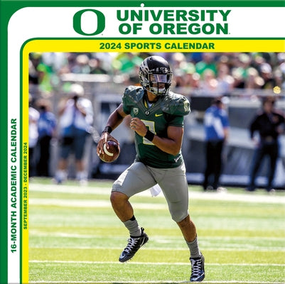 Oregon Ducks 2024 12x12 Team Wall Calendar by Turner Sports