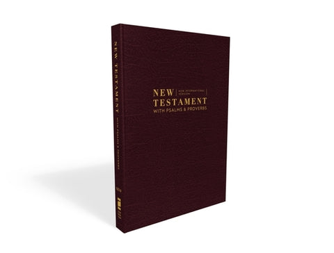 Niv, New Testament with Psalms and Proverbs, Pocket-Sized, Paperback, Burgundy, Comfort Print by Zondervan