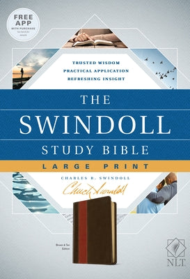 The Swindoll Study Bible NLT, Large Print by Tyndale