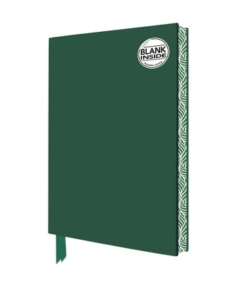 Racing Green Blank Artisan Notebook (Flame Tree Journals) by Flame Tree Studio