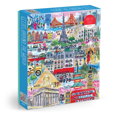 Michael Storrings Cities Around the World 1000 Piece Puzzle by Galison