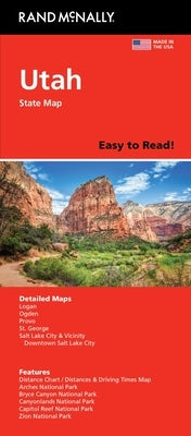 Rand McNally Easy to Read: Utah State Map by Rand McNally