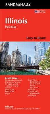 Rand McNally Easy to Read: Illinois State Map by Rand McNally