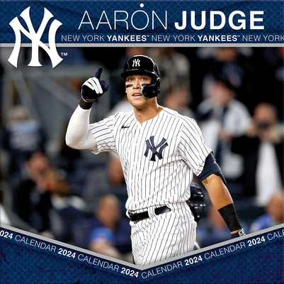 New York Yankees Aaron Judge 2024 12x12 Player Wall Calendar by Turner Sports