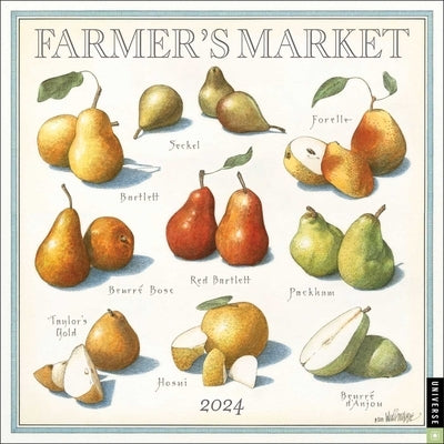 Farmer's Market 2024 Wall Calendar by Burgoyne, John