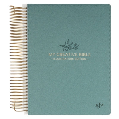 KJV My Creative Bible (Hardcover, Teal Linen) by Christian Art Gifts