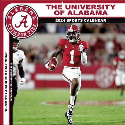 Alabama Crimson Tide 2024 12x12 Team Wall Calendar by Turner Sports