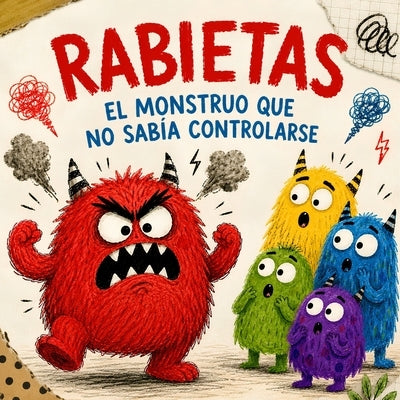 Rabietas el Monstruo que no sabía Controlarse: Cuento Infantil para Aprender a controlar el Enfado Letra mayúscula by PÃ©rez Quintero, JosÃ©