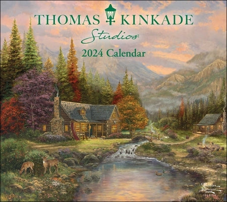 Thomas Kinkade Studios 2024 Deluxe Wall Calendar by Kinkade, Thomas
