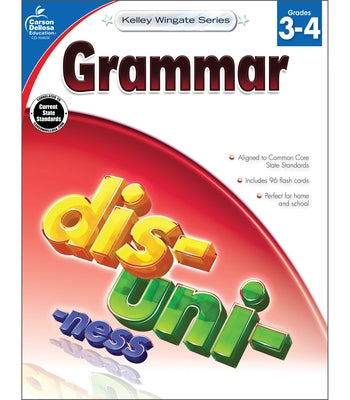 Grammar, Grades 3-4 by Carson Dellosa Education