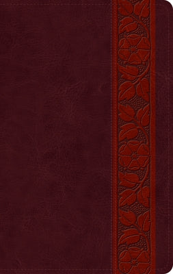 ESV Large Print Personal Size Bible (Trutone, Mahogany, Trellis Design) by 