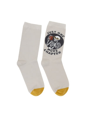 Just One More Chapter Socks - Small by Out of Print