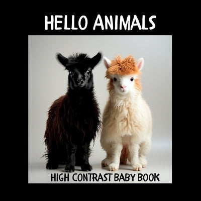 Hello Animals: High Contrast Baby Book by Kj, Mark