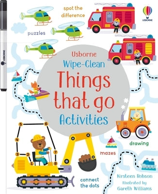 Wipe-Clean Things That Go Activities by Robson, Kirsteen