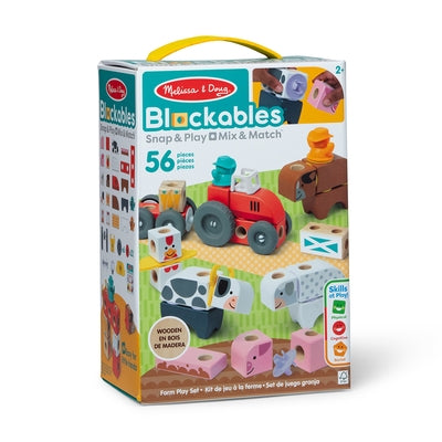 Melissa & Doug Blockables Farm Play Set by 