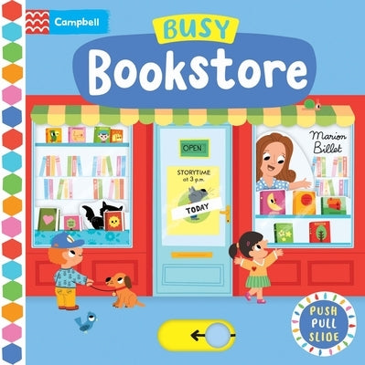 Busy Bookstore: Push, Pull, Slide by Billet, Marion