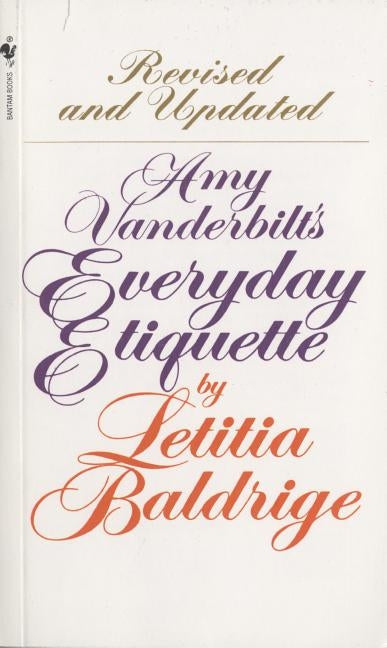 Amy Vanderbilt's Everyday Etiquette by Vanderbilt, Amy